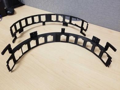 Additively manufactured sensor supports